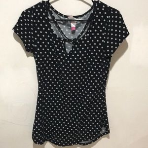 Sexy polka dot top